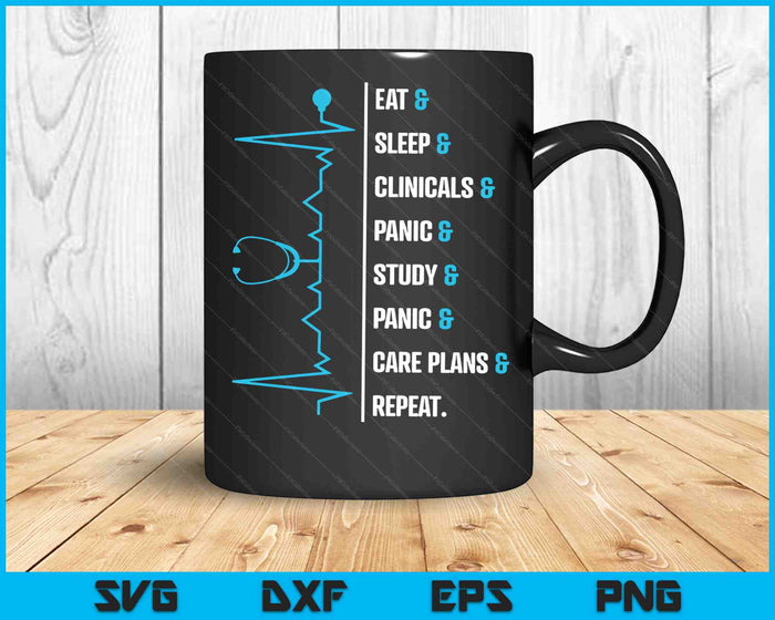 Funny Nursing Student Nurse Gift Idea SVG PNG Digital Cutting Files