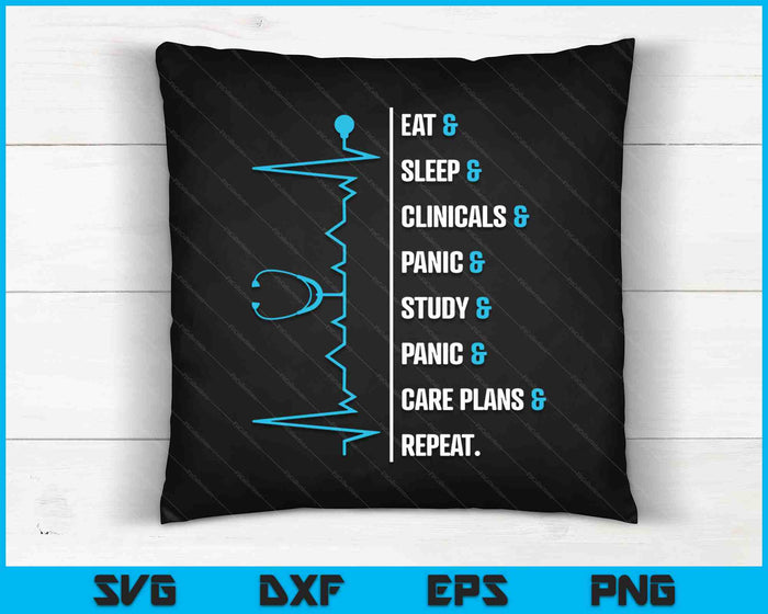 Funny Nursing Student Nurse Gift Idea SVG PNG Digital Cutting Files