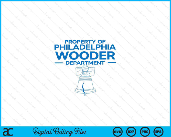 Funny Philadelphia Wooder Department Philly City Hall Parody SVG PNG Digital Printable Files