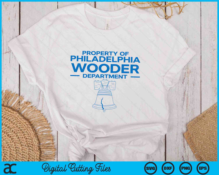 Funny Philadelphia Wooder Department Philly City Hall Parody SVG PNG Digital Printable Files