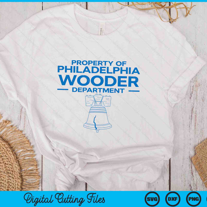 Funny Philadelphia Wooder Department Philly City Hall Parody SVG PNG Digital Printable Files