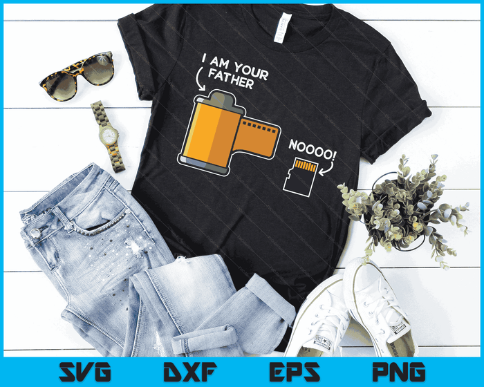 Funny Photography Gift Design Film Father of SD Card SVG PNG Digital Cutting Files