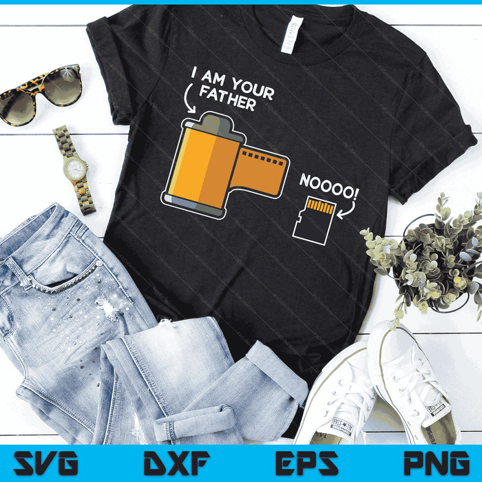 Funny Photography Gift Design Film Father of SD Card SVG PNG Digital Cutting Files