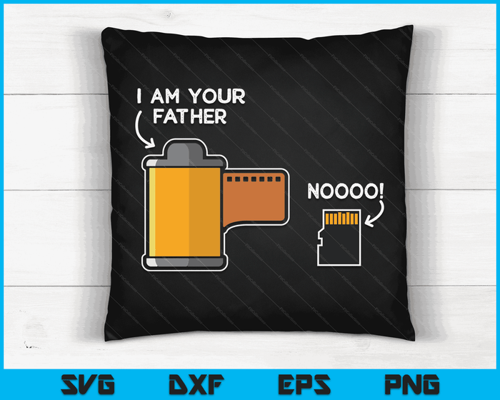 Funny Photography Gift Design Film Father of SD Card SVG PNG Digital Cutting Files