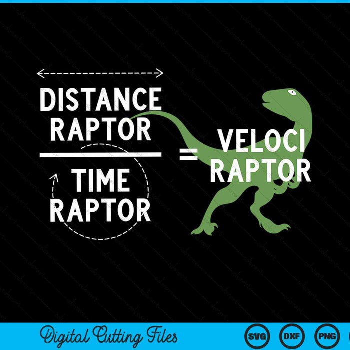 Física Velociraptor Distancia Raptor a lo largo del tiempo Raptor SVG PNG Archivos de corte digital