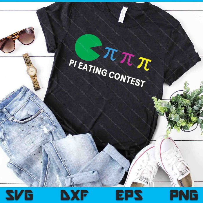 Grappige Pi dag wiskunde wetenschap Pi eten wedstrijd mix SVG PNG digitale afdrukbare bestanden