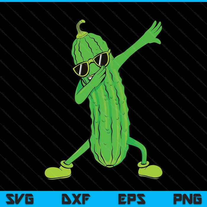 Pickle cucumber by silentsoularts dabbing pickle SVG cut file