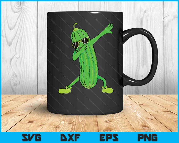 Funny Pickle Cucumber Gifts By Silentsoularts Dabbing Pickle SVG PNG Digital Printable Files