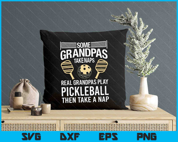 Pickleball Design For Men Grandpa Pickleball Player SVG PNG Digital Cutting Files