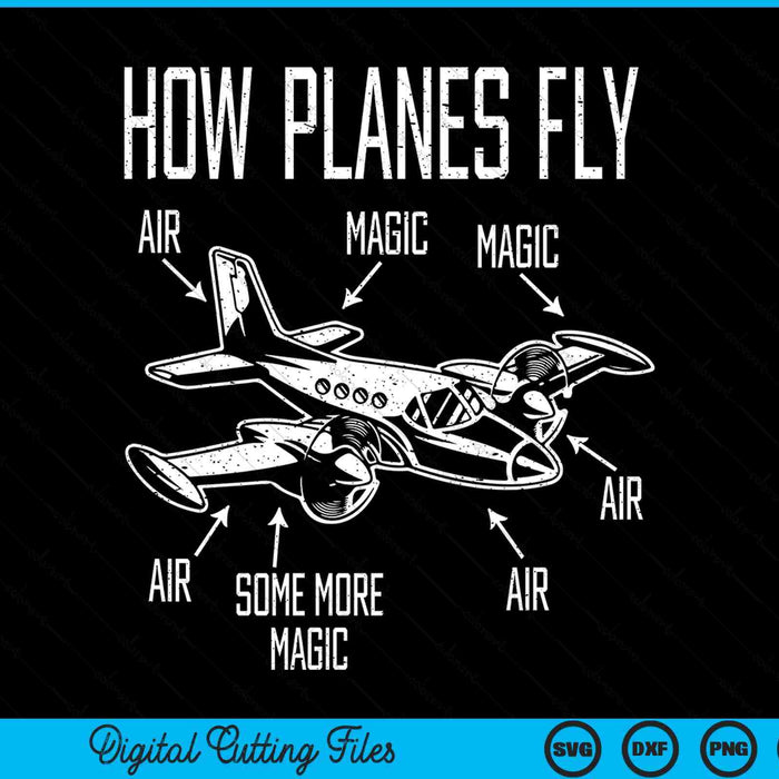 Pilot aviation physics pilot SVG cut file
