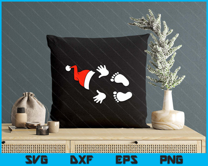 Funny Pregnancy Christmas Bump SVG PNG Digital Printable Files