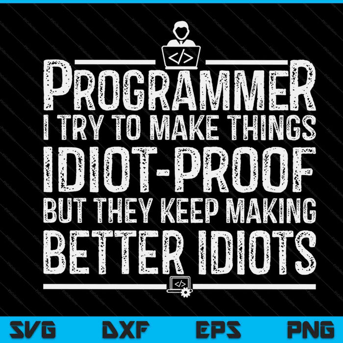 Programmer art computer coder programming SVG cut file