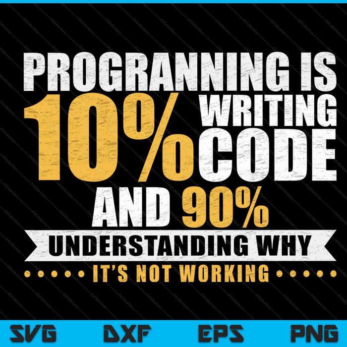 Programming quote programmer software developer SVG cut file