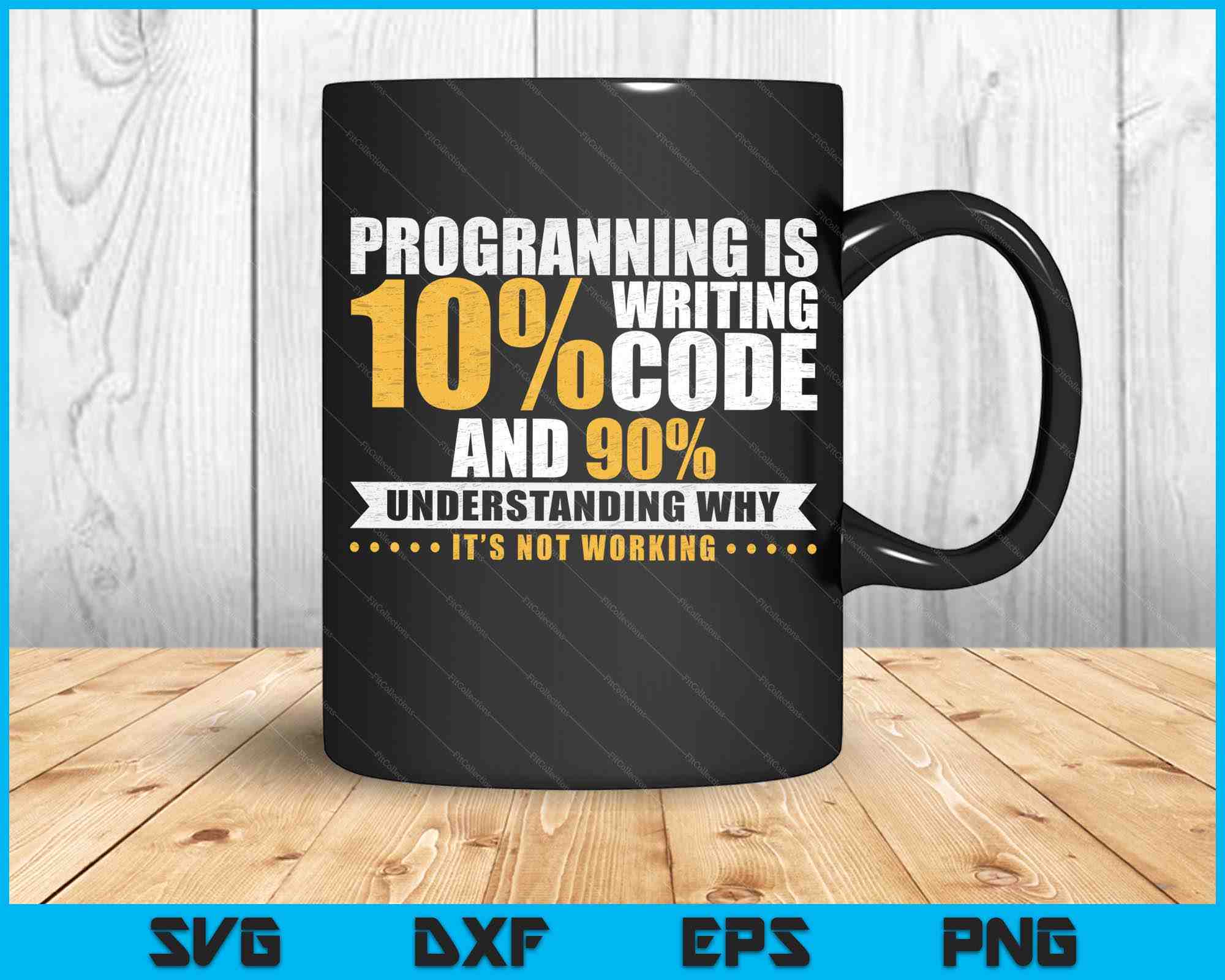 Programming Quote Gift Programmer Software Developer SVG Files ...