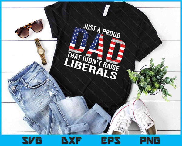 Funny Proud American Dad 4th Of July Usa Flag Patriotic SVG PNG Digital Printable Files