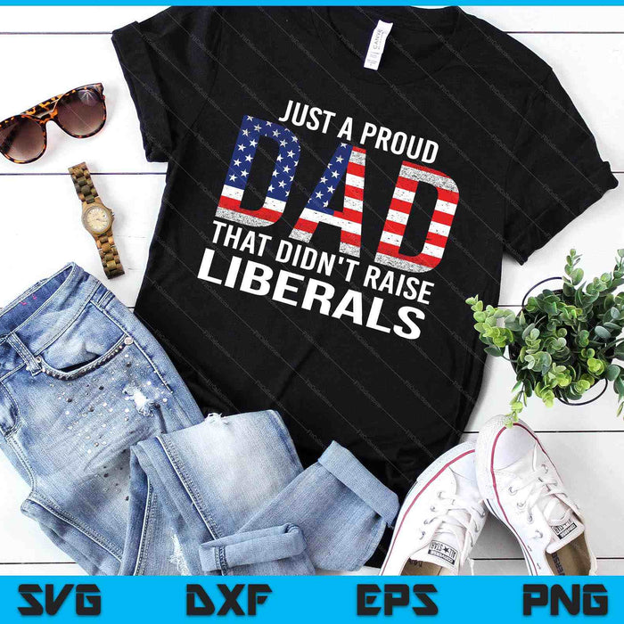 Funny Proud American Dad 4th Of July Usa Flag Patriotic SVG PNG Digital Printable Files
