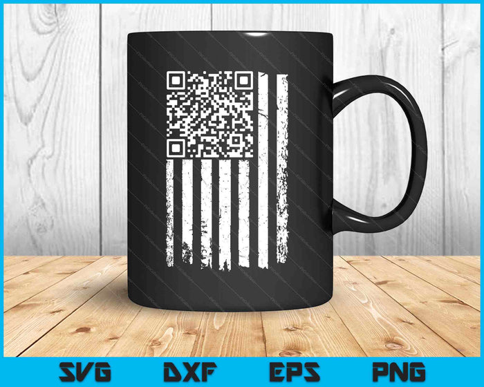 Funny Qr Scan Me President Trump 4547 Trump Dancing Code SVG PNG Digital Printable Files