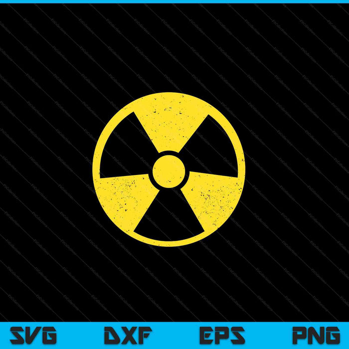 Radioactive symbol for biohazard nuclear SVG cut file