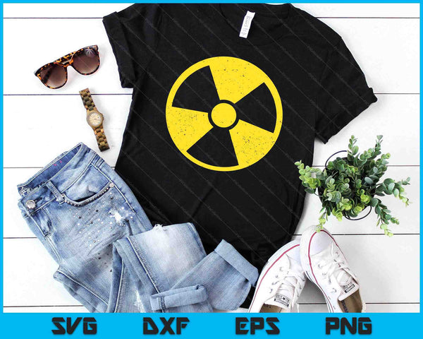 Funny Radioactive Symbol For Men Women Biohazard Nuclear SVG PNG Digital Cutting Files