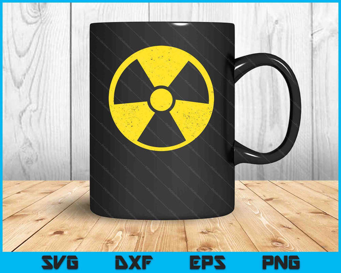 Funny Radioactive Symbol For Men Women Biohazard Nuclear SVG PNG Digital Cutting Files