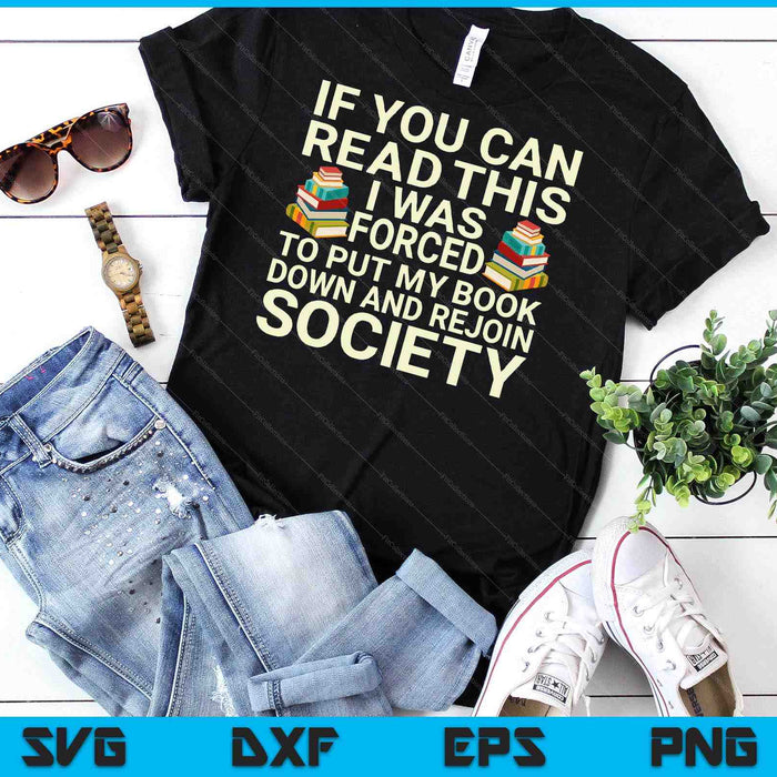 Funny Read Books Lover For Men Women Bookaholic Bookworm SVG PNG Digital Cutting Files