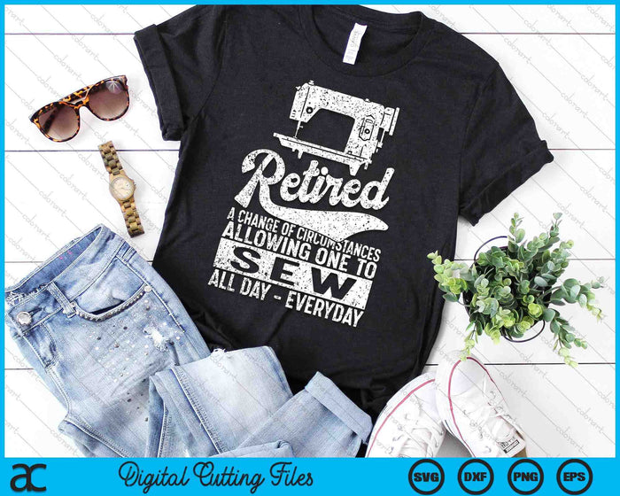 Retired Definition Sewing Quilting Retirement SVG PNG Digital Cutting Files