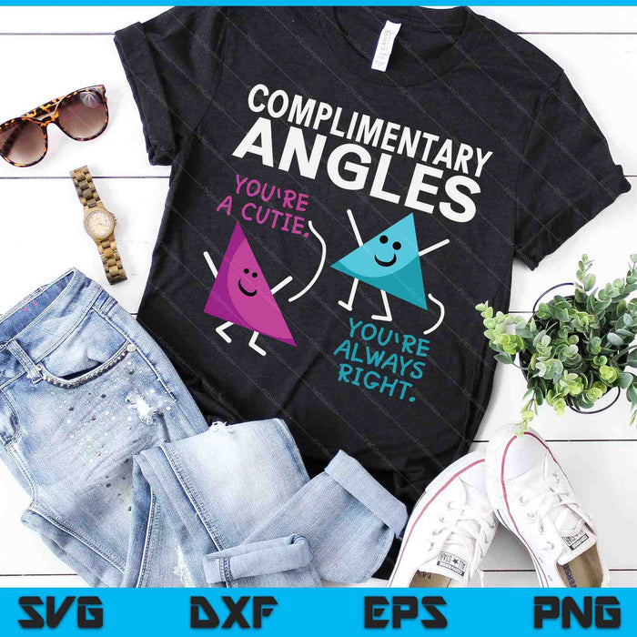 Funny Right Acute Triangle Math Teacher Gift Cool Geometry SVG PNG Digital Cutting Files