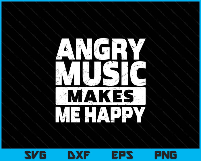 Funny Rockn Roll Saying Heavy Hard Rock Music Fan SVG PNG Digital Printable Files