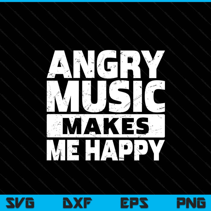 Rockn roll saying heavy hard rock music fan SVG cut file
