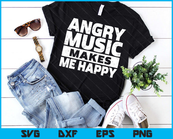 Funny Rockn Roll Saying Heavy Hard Rock Music Fan SVG PNG Digital Printable Files
