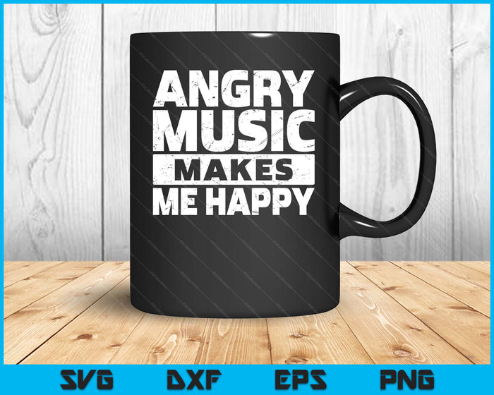 Funny Rockn Roll Saying Heavy Hard Rock Music Fan SVG PNG Digital Printable Files