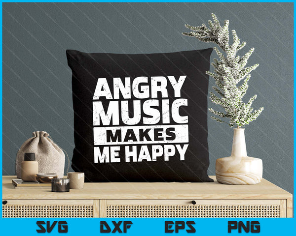 Funny Rockn Roll Saying Heavy Hard Rock Music Fan SVG PNG Digital Printable Files