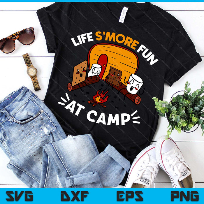 Funny S'mores Camping Campfire Marshmallow Life S'more Fun SVG PNG Digital Printable Files