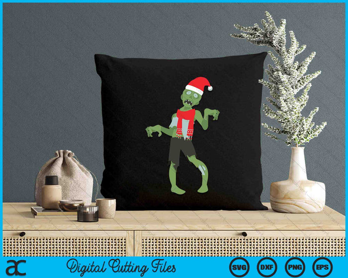 Funny Scary Halloween Xmas Zombie Christmas Sweater Jumper SVG PNG Digital Printable Files