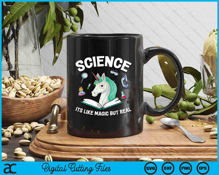 Funny Science Is Like Magic But Real Unicorn Funny Science SVG PNG Digital Printable Files