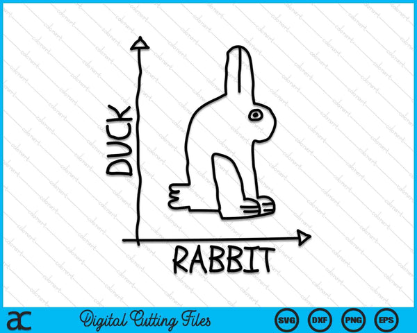 Science nerd duck rabbit physics math geek SVG cut file