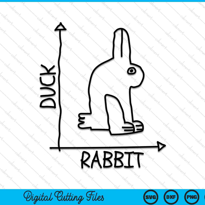 Science nerd duck rabbit physics math geek SVG cut file