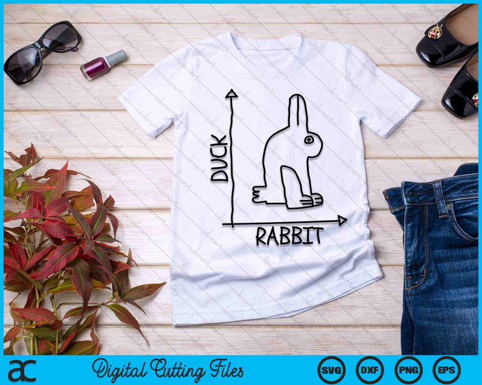 Science Nerd Duck Rabbit Physics Math Geek SVG PNG Digital Cutting Files