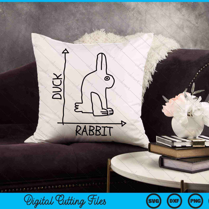 Science Nerd Duck Rabbit Physics Math Geek SVG PNG Digital Cutting Files