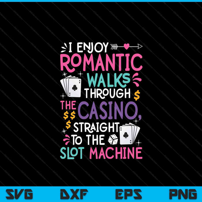 Funny Slot Machine Gambling Casino Gambler Vegas Gift Idea SVG PNG Digital Cutting Files