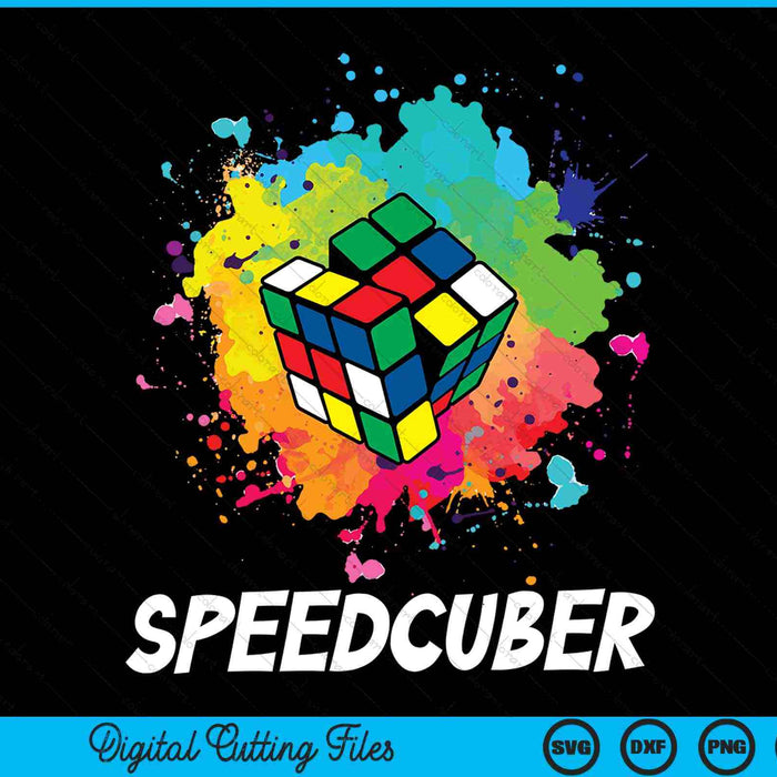 Funny Speed Cuber Puzzle SVG PNG Digital Cutting Files
