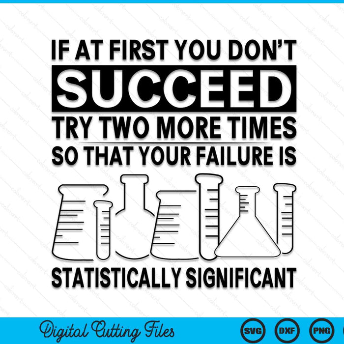 Statistics science pun SVG cut file