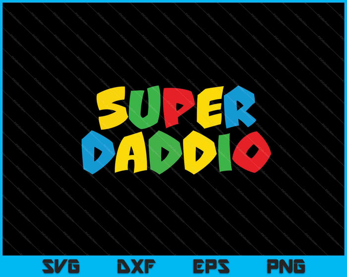 Grappige Super Dad SVG PNG snijden afdrukbare bestanden