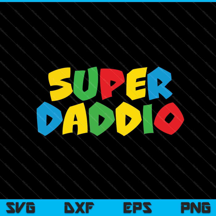 Grappige Super Dad SVG PNG snijden afdrukbare bestanden