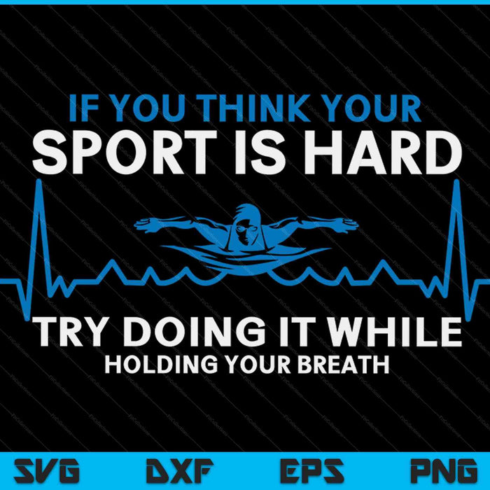 Swimming apparel for swim team heartbeat swimmer SVG cut file