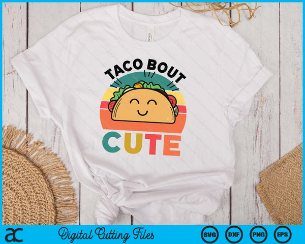 Funny Taco Bout Cute Mexican Boy Girl Toddler Kids Tuesday SVG PNG Digital Printable Files