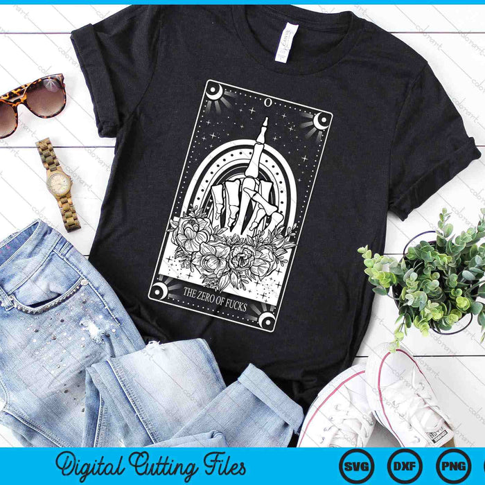 Tarot Card Zero Of Fucks Occult Tarot Reader Reading SVG PNG Digital Cutting Files