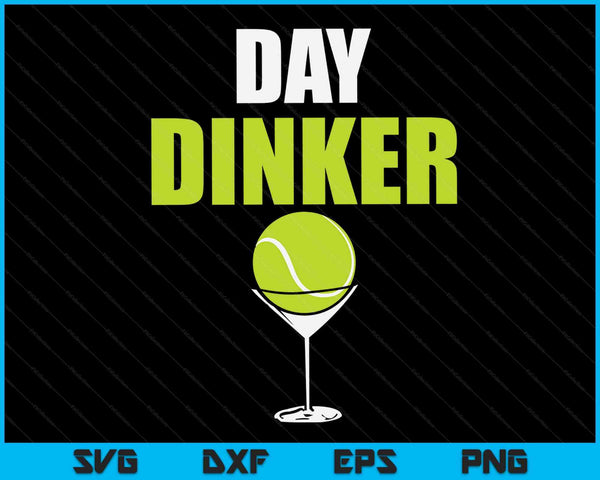 Tennis day dinker SVG cut file