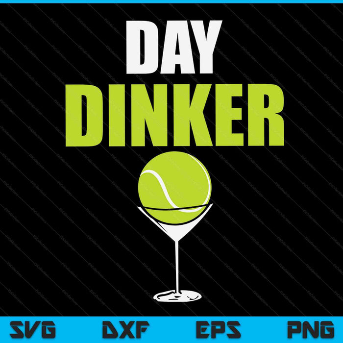 Tennis day dinker SVG cut file