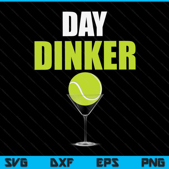 Tennis day dinker SVG cut file